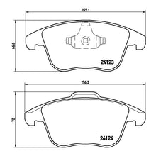 Load image into Gallery viewer, Front Brake Pads Fits Land Rover Brembo P44020