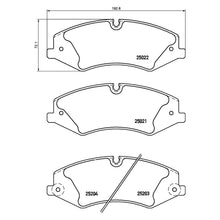 Load image into Gallery viewer, Front Brake Pad Fits Land Rover Defender Brembo P44022