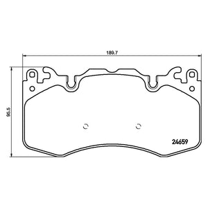 Front Brake Pad Fits Land Rover Discovery Brembo P44023