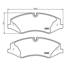 Load image into Gallery viewer, Front Brake Pad Fits Land Rover Defender Discovery Range Sport Brembo P44024