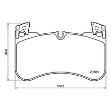 Load image into Gallery viewer, Front Brake Pad Set Fits LR110084 Brembo P44029