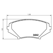 Load image into Gallery viewer, Front Brake Pad Fits Mazda RX8 Brembo P49034