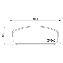 Load image into Gallery viewer, Rear Brake Pad Fits Mazda 6 626 Premacy RX7 Brembo P49036