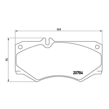 Load image into Gallery viewer, Front Brake Pads Fits Mercedes Brembo P50003