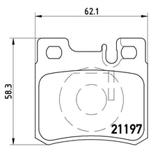 Load image into Gallery viewer, Rear Brake Pad Fits Mercedes C E Class SL SLK Brembo P50009