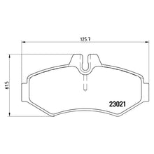Load image into Gallery viewer, Rear Brake Pad Fits Mercedes VW G Class Sprinter LT Brembo P50020