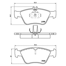 Load image into Gallery viewer, Front Brake Pad Fits Mercedes C E Class CLK SLK Brembo P50023