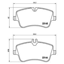 Load image into Gallery viewer, Front Brake Pad Fits Mercedes C Class CLC CLK SLK Brembo P50045