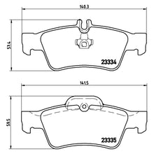 Load image into Gallery viewer, Rear Brake Pad Fits Mercedes E S Class CLS SL SLK Brembo P50052