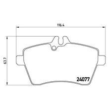 Load image into Gallery viewer, Front Brake Pad Fits Mercedes A Class Brembo P50054