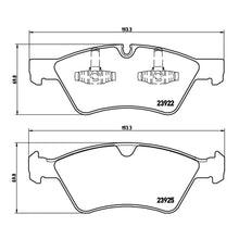 Load image into Gallery viewer, Front Brake Pad Fits Mercedes E G GL M R Class Brembo P50063