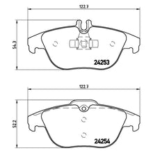 Load image into Gallery viewer, Rear Brake Pad Fits Mercedes C E Class Brembo P50068