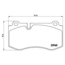 Load image into Gallery viewer, Front Brake Pad Fits Brabus Mercedes 38S CLS E S Class SL Brembo P50074