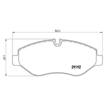 Load image into Gallery viewer, Sprinter Front Brake Pad Fits Mercedes Viano Vito Crafter Brembo P50085