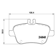 Load image into Gallery viewer, Rear Brake Pad Fits Mercedes GLA A BClass CLA SLC SLK Brembo P50091