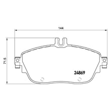 Load image into Gallery viewer, Front Brake Pad Fits Mercedes Q30 QX30 GLA CLA Brembo P50093
