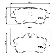 Load image into Gallery viewer, Rear Brake Pad Fits Mercedes A-Class CLA GLA GL GLE Gls SLC SLK Brembo P50099