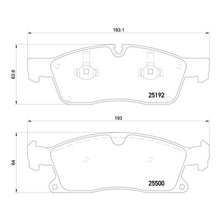 Load image into Gallery viewer, Front Brake Pads Fits Brabus Mercedes Brembo P50109