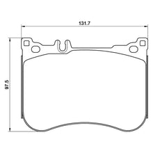 Load image into Gallery viewer, Front Brake Pad Fits Brabus Mercedes 40S CLS E S Class Brembo P50114