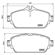 Load image into Gallery viewer, Front Brake Pad Fits Mercedes B C E Class GLA CLA Brembo P50118