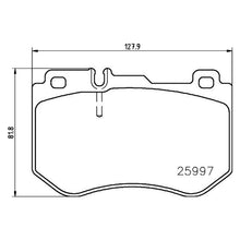 Load image into Gallery viewer, Front Brake Pad Fits Mercedes C Class Brembo P50123