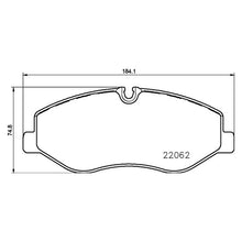 Load image into Gallery viewer, Front Brake Pad Fits Mercedes V Class Vito Brembo P50129