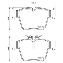 Load image into Gallery viewer, Rear Brake Pad Fits Mercedes GLC C Class Brembo P50133