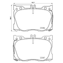 Load image into Gallery viewer, Front Brake Pad Fits Mercedes C E Class EQC GLC Brembo P50139