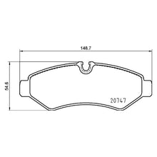 Load image into Gallery viewer, Rear Brake Pad Fits Mercedes Esprinter Sprinter Brembo P50155