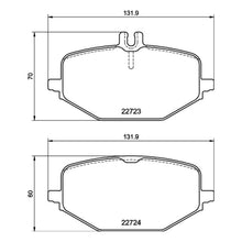 Load image into Gallery viewer, Rear Brake Pads Fits Mercedes Brembo P50161