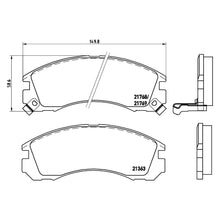 Load image into Gallery viewer, Front Brake Pad Fits Citroen Mitsubishi FTO Galant L200 Outlander Brembo P54017