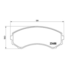 Load image into Gallery viewer, Front Brake Pads Fits Ford Mazda Mitsubishi Brembo P54029