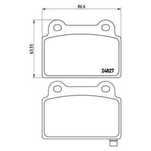Load image into Gallery viewer, Rear Brake Pad Fits Mitsubishi Lancer Brembo P54052