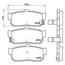 Load image into Gallery viewer, Rear Brake Pad Fits Nissan G20 I30 Maxima Primera Brembo P56029