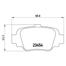 Load image into Gallery viewer, Rear Brake Pad Fits Nissan Micra Brembo P56032