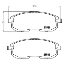 Load image into Gallery viewer, Front Brake Pad Fits Nissan Cube Juke Tiida Brembo P56065