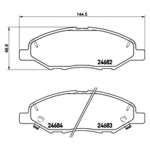 Load image into Gallery viewer, Front Brake Pad Fits Mitsubishi Nissan Lancer Cube Micra Tiida Brembo P56088