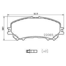 Load image into Gallery viewer, Front Brake Pad Fits Nissan Renault Qashqai Brembo P56099