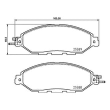 Load image into Gallery viewer, Pathfinder Front Brake Pad Fits Nissan Infiniti Brembo P56107