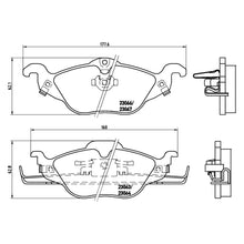 Load image into Gallery viewer, Front Brake Pad Fits Chevrolet Vauxhall Astra Brembo P59030