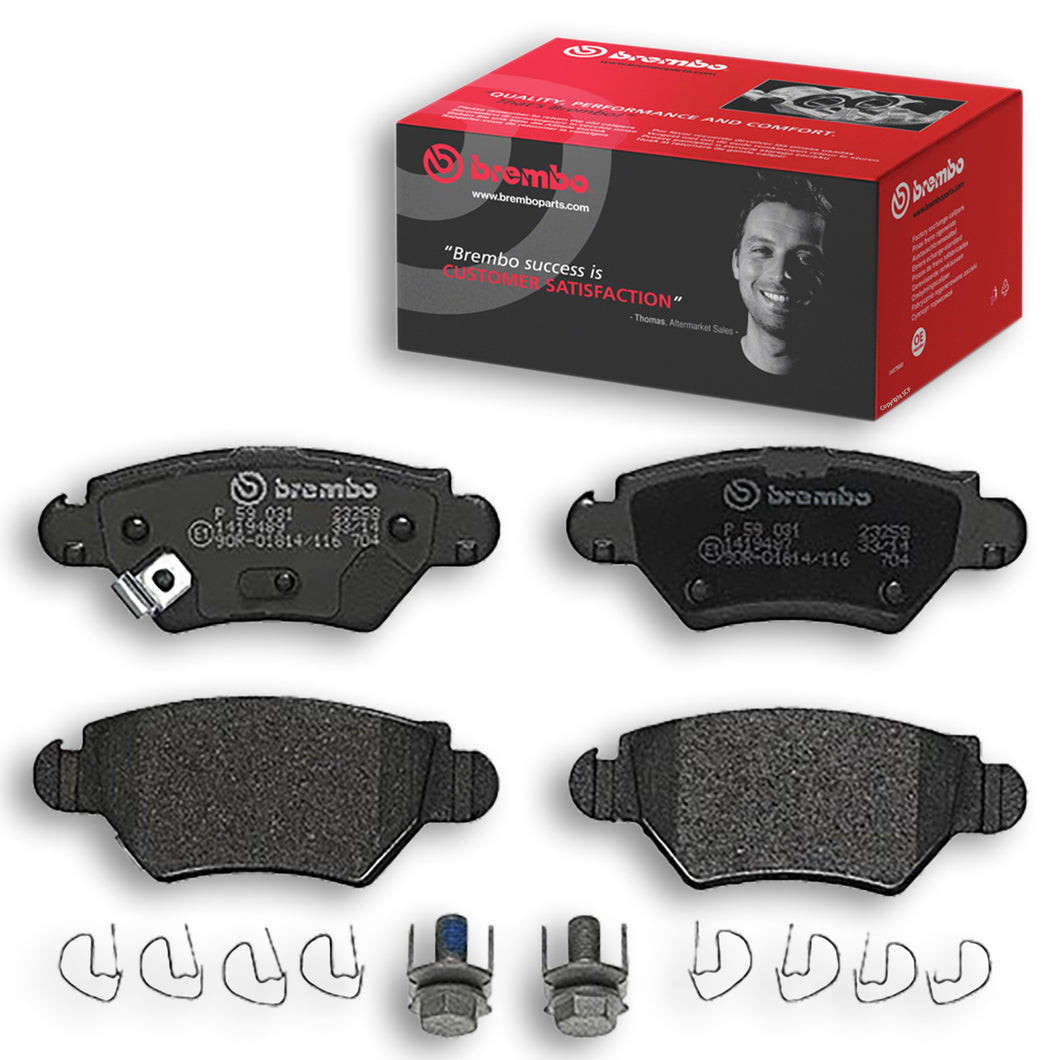 Rear Brake Pad Fits Chevrolet Vauxhall Astra Zafira Brembo P59031