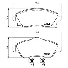 Load image into Gallery viewer, Front Brake Pad Fits Chevrolet Vauxhall Corsa Meriva Tigra Twintop Brembo P59036
