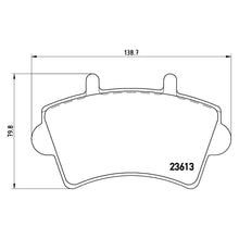 Load image into Gallery viewer, Front Brake Pad Fits Vauxhall Nissan Renault Master Movano Brembo P59039