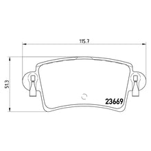 Load image into Gallery viewer, Rear Brake Pad Fits Vauxhall Nissan Renault Master Movano Brembo P59040