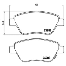 Load image into Gallery viewer, Front Brake Pad Fits Fiat Vauxhall Adam Corsa Brembo P59051