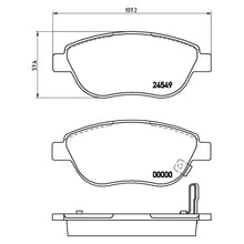 Load image into Gallery viewer, Front Brake Pad Fits Fiat Vauxhall 500L Corsa Brembo P59052