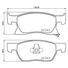 Load image into Gallery viewer, Front Brake Pad Fits Chevrolet Vauxhall Astra Brembo P59092