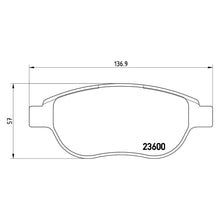 Load image into Gallery viewer, Front Brake Pad Fits Citroen Peugeot C4 C3 307 308 408 206 207 307 Brembo P61068