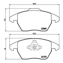 Load image into Gallery viewer, Front Brake Pads Fits Citroen Peugeot Brembo P61076