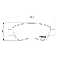 Load image into Gallery viewer, Front Brake Pad Fits Citroen Peugeot Toyota C1 107 108 Aygo Brembo P61081